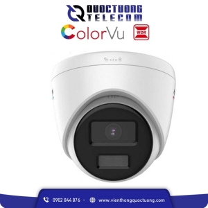 Camera IP dome ốp trần colorvu 4MP Hikvision DS-2CD1347G0-LUF C tích hợp mic thu âm, thẻ nhớ MicroSD
