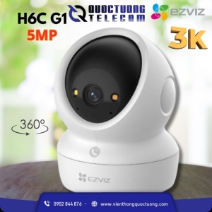Camera WiFi trong nhà EZVIZ H6c G1 3K 5MP quay quét